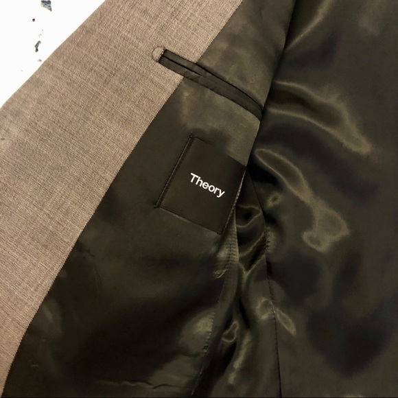 Theory Wellar Gray Sharkskin Jacket - Picture 6 of 8